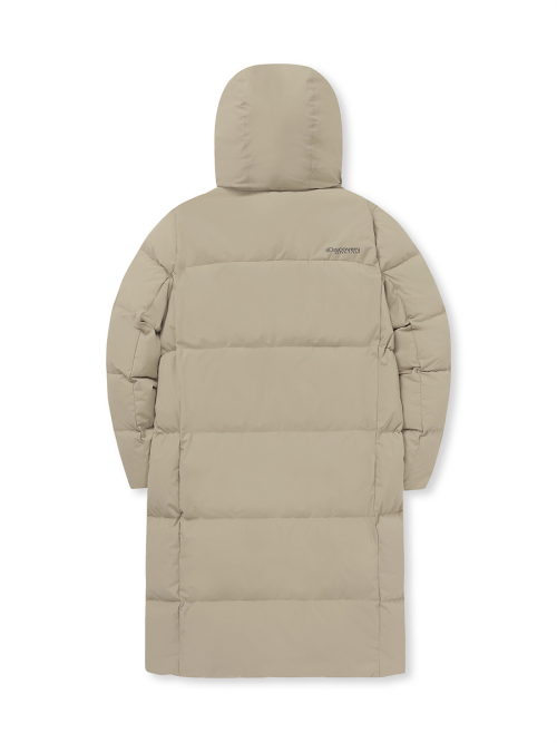 Женский длинный пуховик Lester G (L/BEIGE)