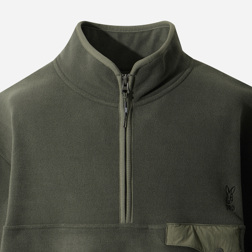 Флисовый анорак на молнии Heatrest (D.Charcoal Grey)