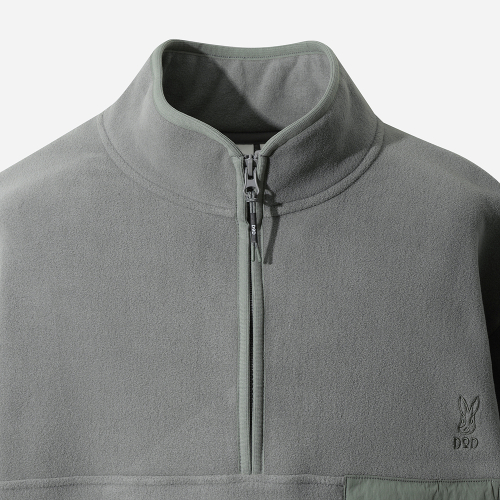 Флисовый анорак на молнии Heatrest (GREY)