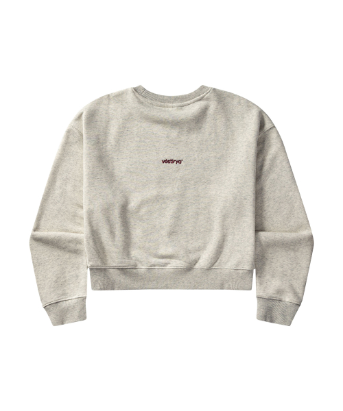 Bella Crop Sweatshirts Oatmeal
