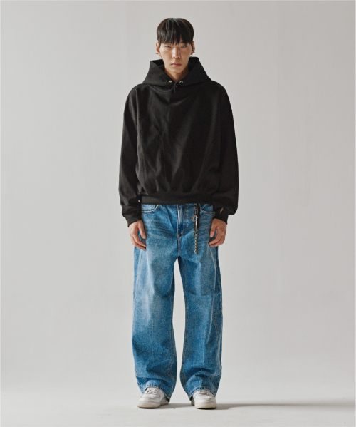 Укороченное худи Section (Black)