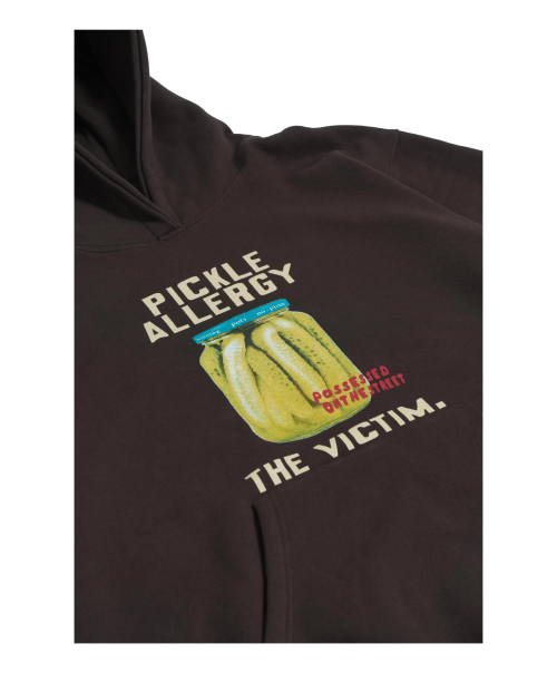 PICKLE ALLERGY худи [DEEP BROWN]