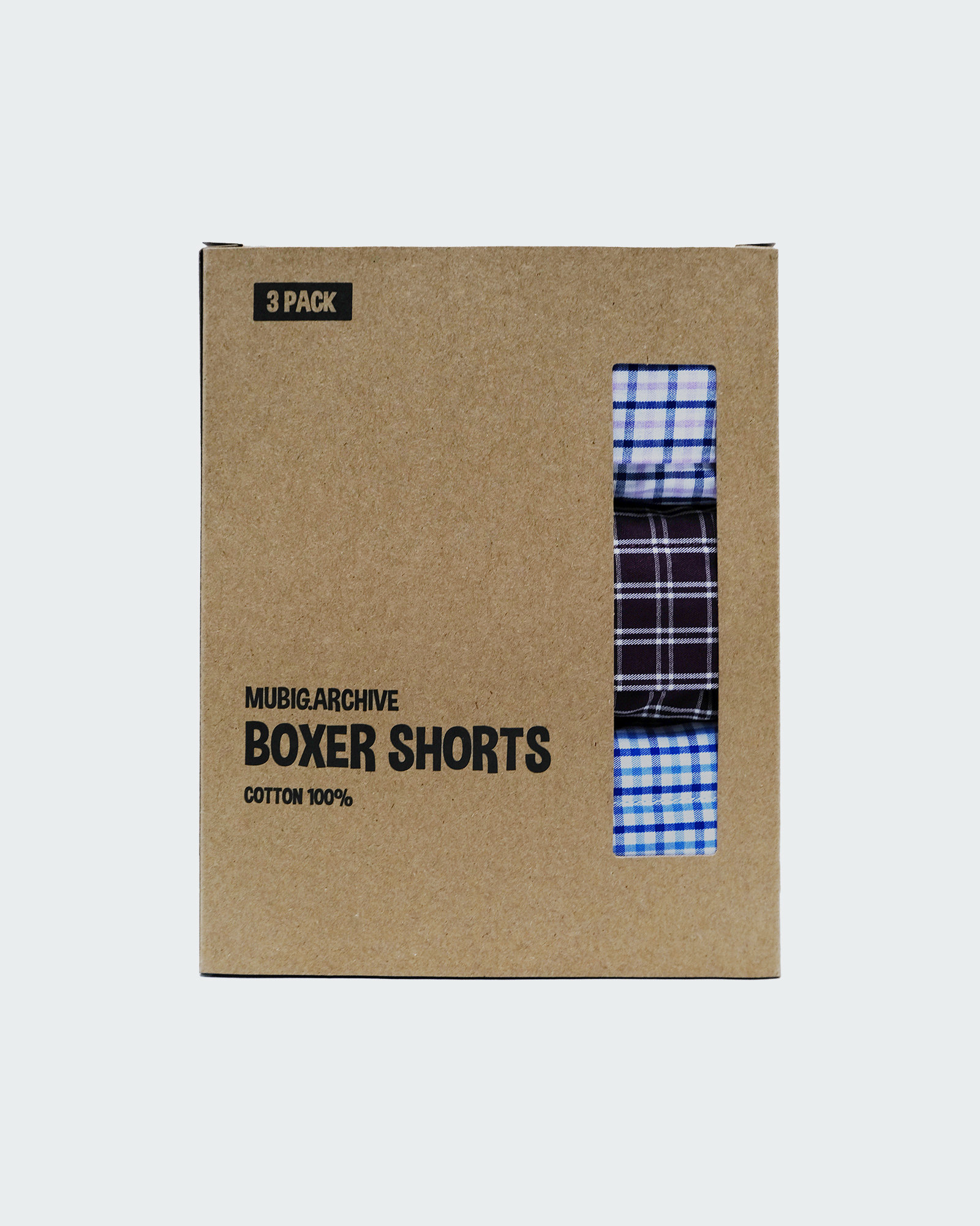 Plaid Boxer Shorts [3pack]