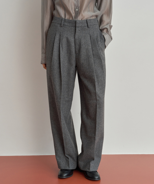 Классические шерстяные брюки Charcoal Grey