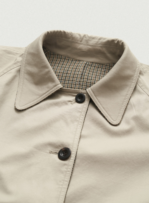 Bastide Reversible Long Trench Coat_Beige