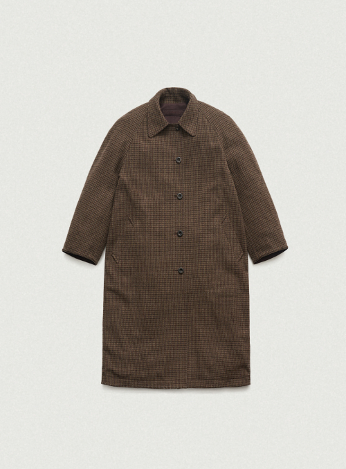 Bastide Reversible Long Trench Coat_Burgundy