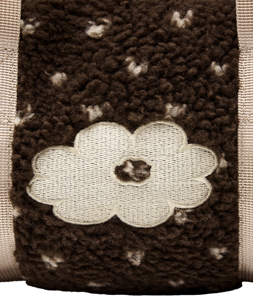DOT FLEECE BAG коричневый
