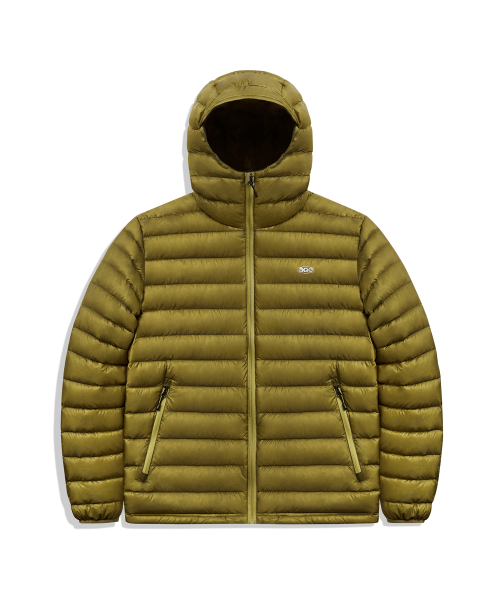 Легкий пуховик Lock Down See-Through Olive FPJ225