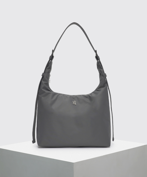 TRM Recycle Nylon 2way Eyelet Hobo Bag T59W