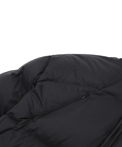 Пуховое парка с потайными карманами (Black)