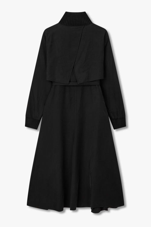 Oblique — трикотажное платье-миди на поясе Black 7255437102