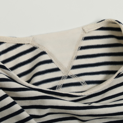 stripe teeshirt(ivory/navy)