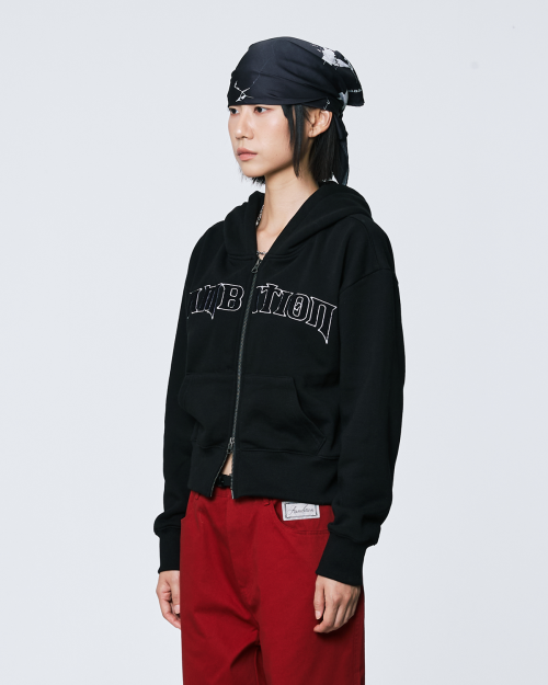 hoodie zipup(black)