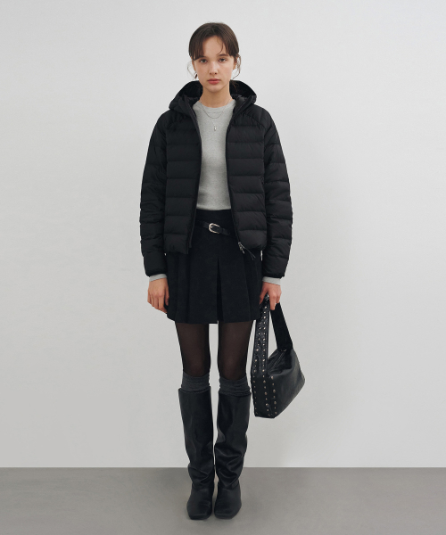 hoodie jacket black COWJP001BLACK