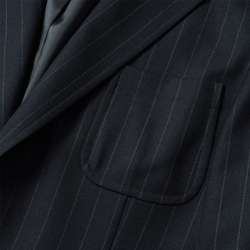 classic stripe jacket blazer(navy)