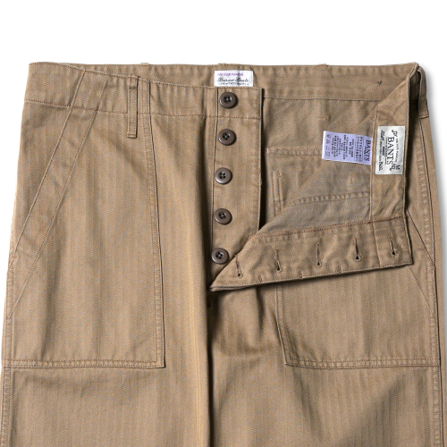 BGS HBT cotton pants - khaki