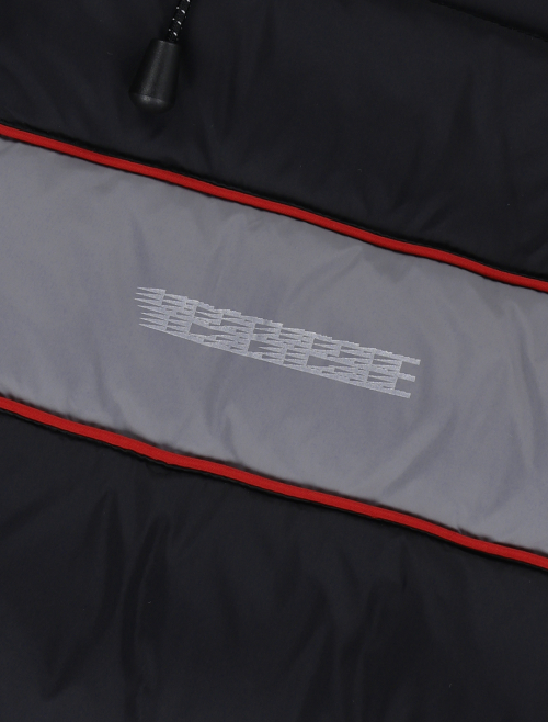Paneled Down Jacket Black