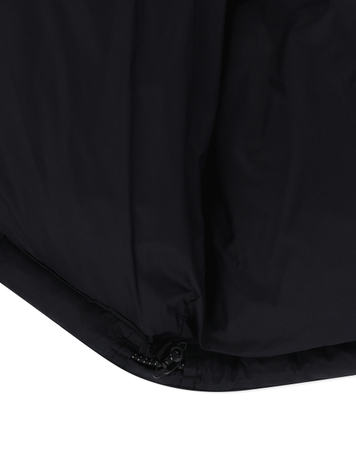 Paneled Down Jacket Black