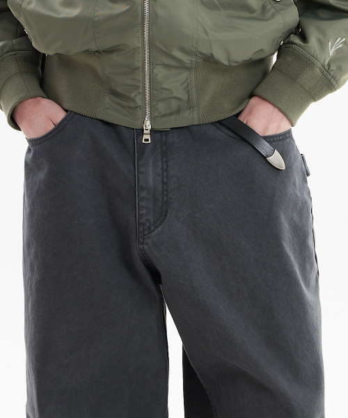 HD cotton pants charcoal