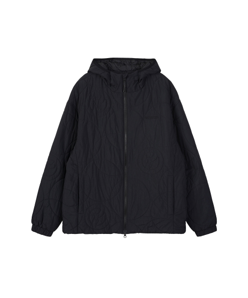 LOGO QUILTING JUMPER (BLACK)