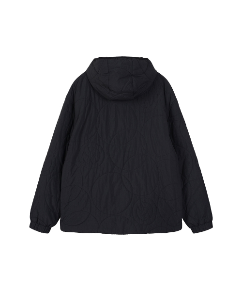 LOGO QUILTING JUMPER (BLACK)