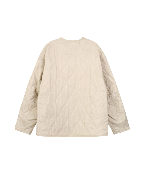 LINER QUILED JACKET (BEIGE)
