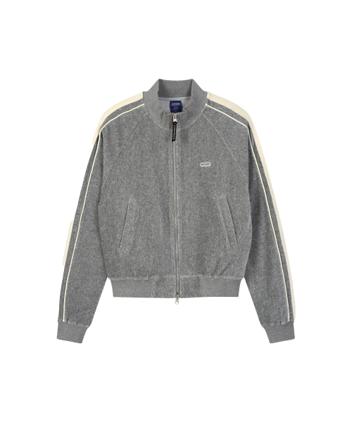 W CORDUROY TRACK JUMPER (MELANGE)