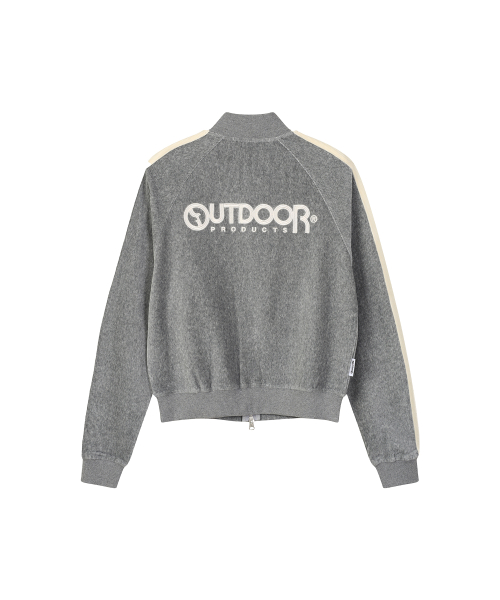 W CORDUROY TRACK JUMPER (MELANGE)