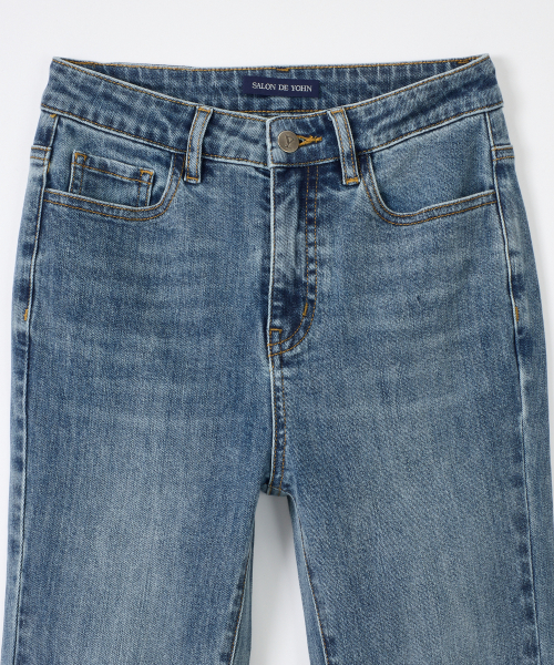 French Flare Jean_ Blue