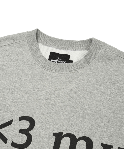 LOVE PUPPY CREWNECK [GRAY]