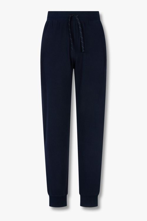 [EMPORIO ARMANI UNDERWEAR] logo patched pants_blue 0815332021