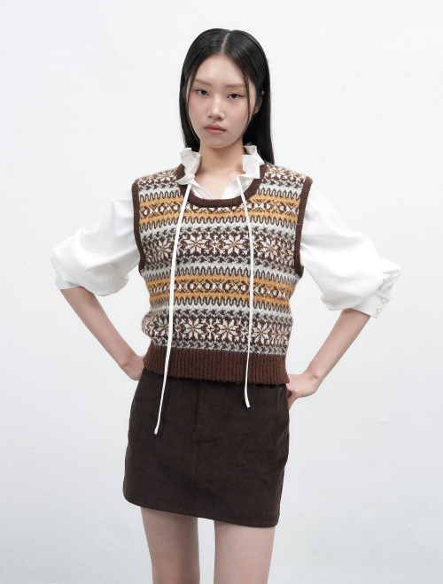 knit [BROWN] / WBE4L06541