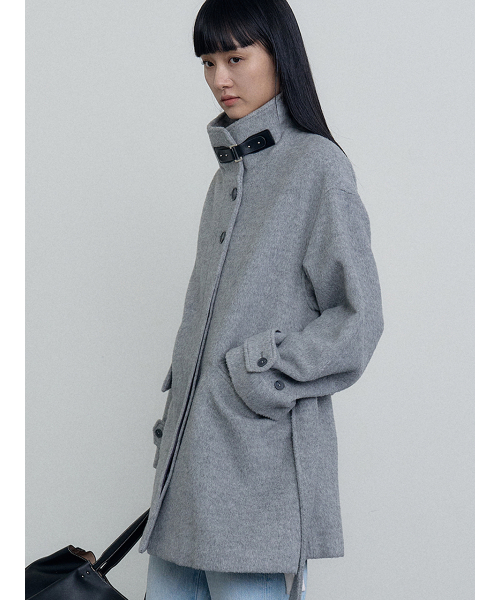 flare coat grey MBEFCT003GR