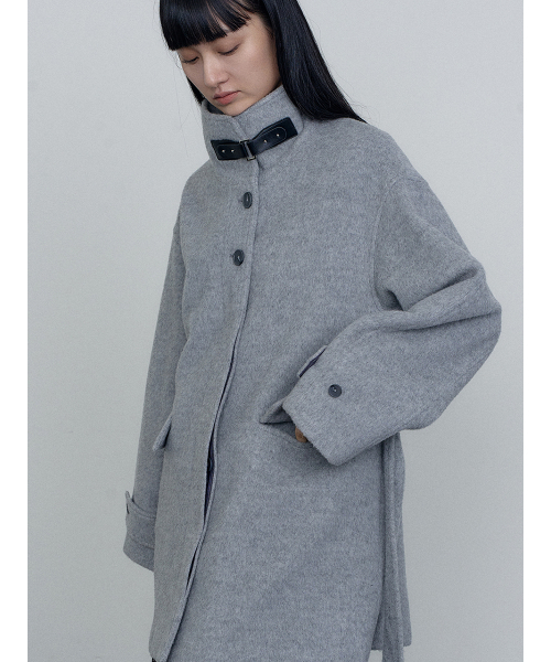 flare coat grey MBEFCT003GR