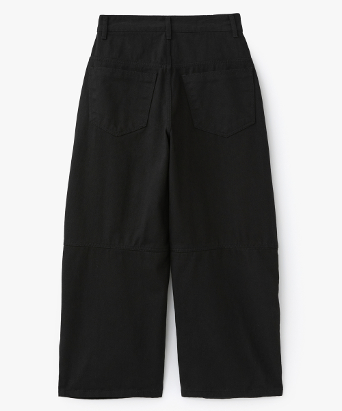 tuck pants black