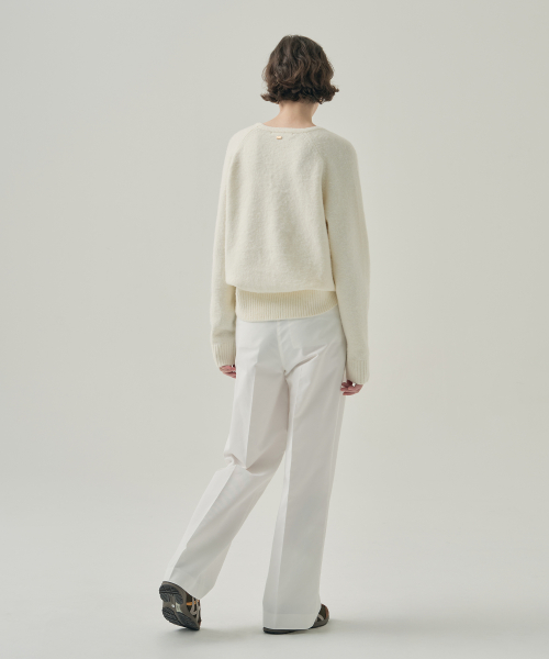 tuck pants [WHITE]