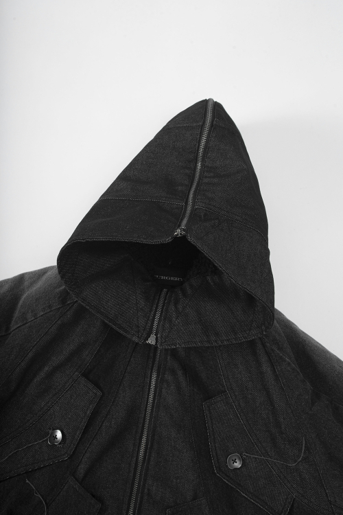 hoodie jacket black