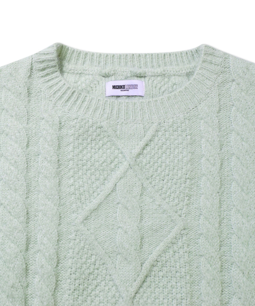 cable wool knit