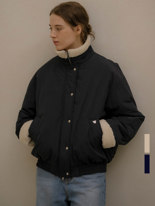 Dumble high-neck puffer jacket [KNFW05JP09]_[2color]