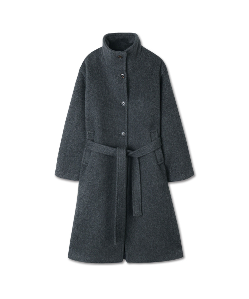 wool coat charcoal