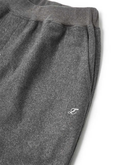Wool Easy Pants - Charcoal