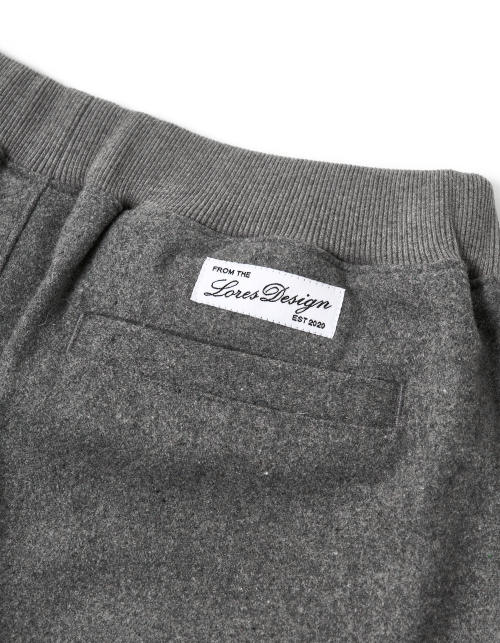 Wool Easy Pants - Charcoal