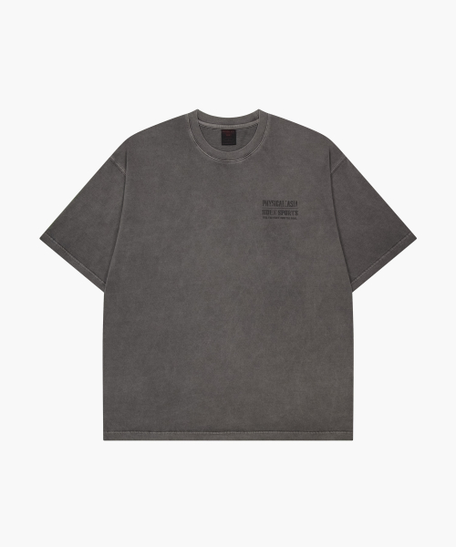 [HDEX X PHYSICAL: ASIA] Pigment Short Sleeve Charcoal