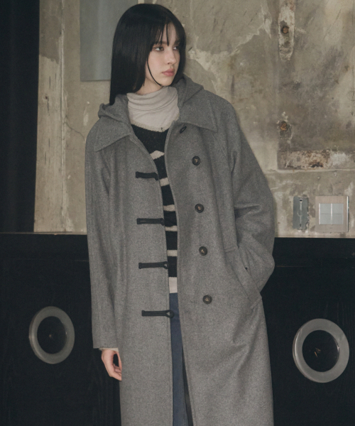 cashmere coat [GREY]