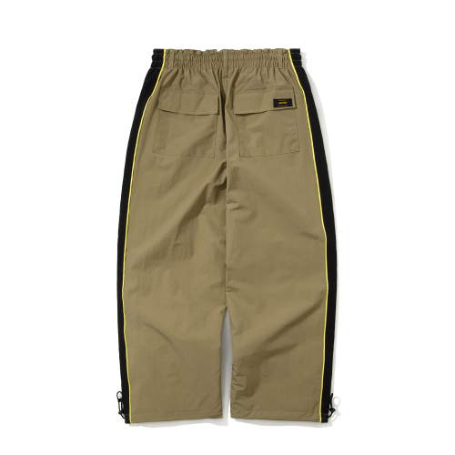 Свободные брюки-парашюты 422 с кантом Khaki