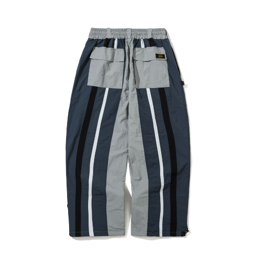 Свободные брюки в вертикальную полоску 481 Cool Gray