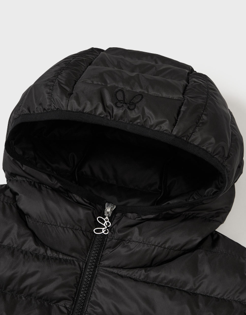 [MMW] FRILL LIGHTWEIGHT PADDED DOWN (BLACK)
