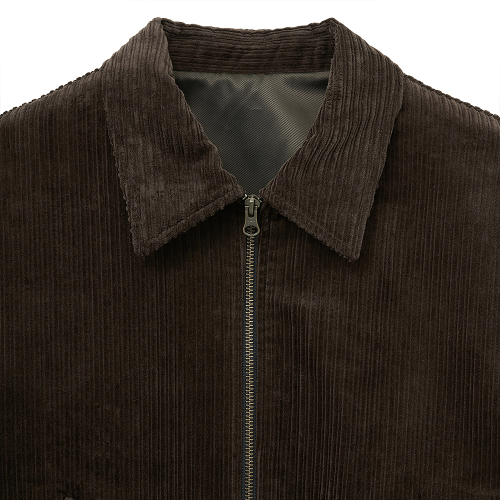 Вельветовый блузон Multi Whale (Deep Brown)