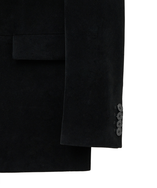 Замшевый блейзер (Black)