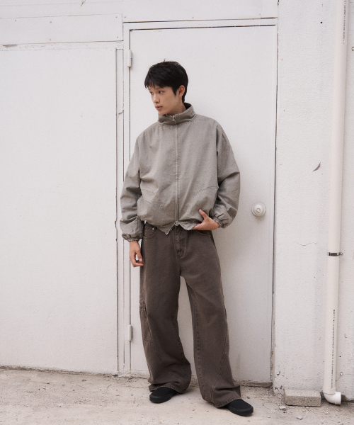 Heritage кроп-куртка — Grey